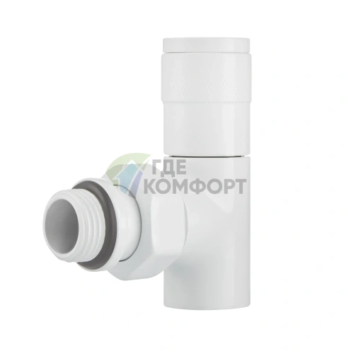 Набор дизайн-вентилей Royal Thermo PIANO 1/2 белый, RTE 56.0012, НС-1422581 - фото 4