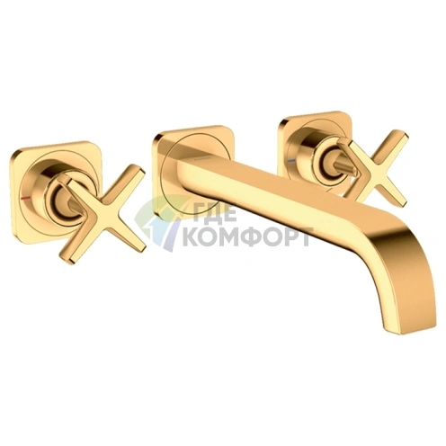 Смеситель для раковины AX Citterio E 3 в цвете полированное золото (36107990) - фото 1