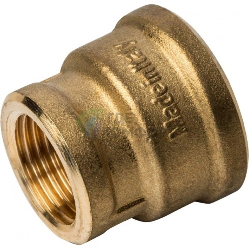 Муфта STOUT ВВ 3/4 x 1/2 латунная - фото 4