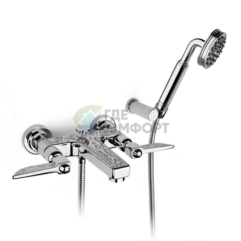 Смеситель для ванны Nicolazzi Liberty настенный, хром (1002CR16) - фото 1