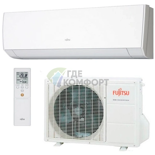 Инверторная сплит-система Fujitsu Airflow ASYG09LMCE/AOYG09LMCE-R - фото 1