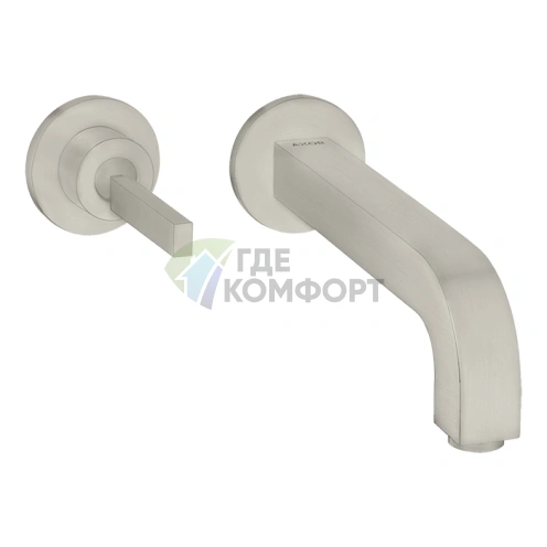 Смеситель для раковины AX Citterio цвет сталь (39116800) - фото 1