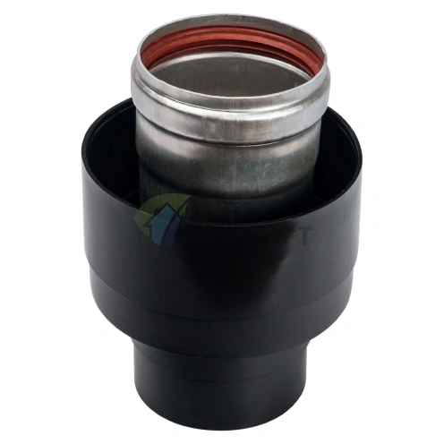 Манжета Stout для перехода с DN80 на финальный вертикальный участок 80/125 SCA-0080-080125 - фото 2