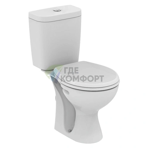 Унитаз-компакт Vidima СеваФреш E405861 с микролифтом крышки - фото 1