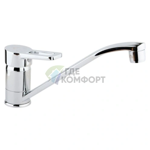 Кухонный смеситель Timo Junior-Inox 1903F с высоким изливом - фото 1