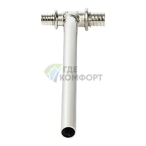 Stout Трубка для подкл-я радиатора-Т-образная 16/15/20 для труб из сшитого полиэтилена аксиальный - фото 2