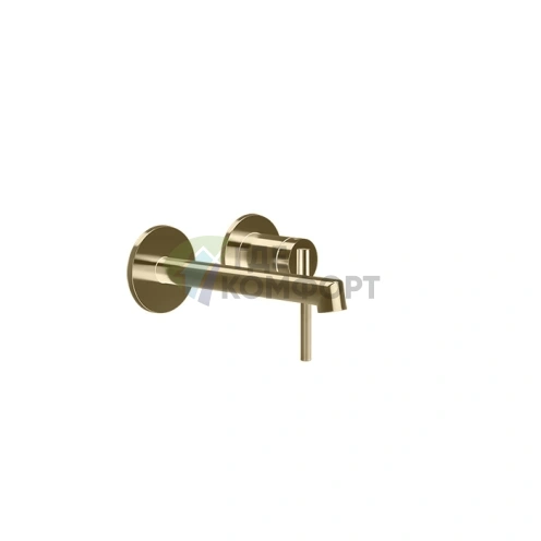Gessi Ingranaggio Встраиваемый смеситель с изливом в цвете Finox Brushed Nickel (63581#149) - фото 1