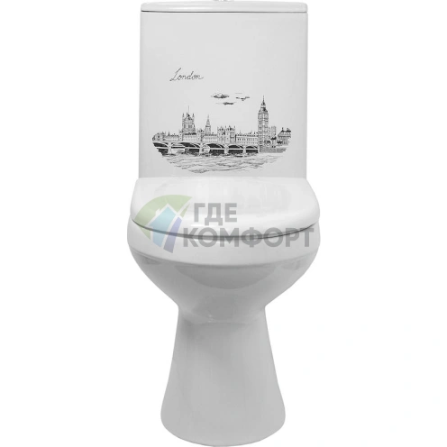 Унитаз-компакт Фиона Лондон с микролифтом от Оскольской керамики - фото 3