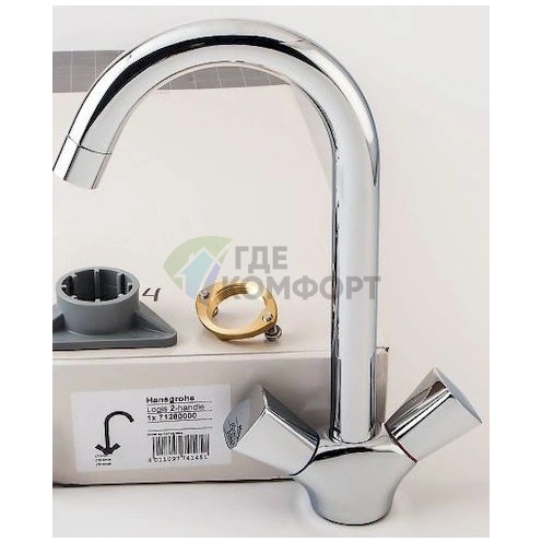 Смеситель для кухни Hansgrohe Logis 71280000 - фото 3