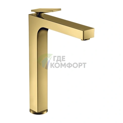 Смеситель для раковины AX Citterio 280 в цвете полированное золото (39021990) - фото 1