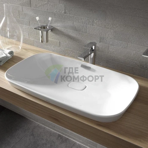 Полувстраиваемая раковина TOTO Neorest с покрытием CeFiONtect — белая (LW3717HY#XW) - фото 1