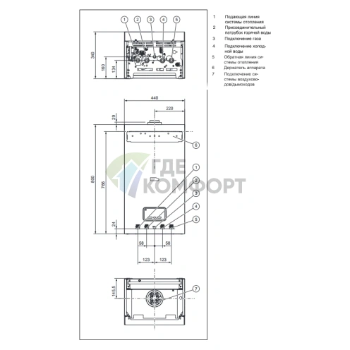 Газовый настенный двухконтурный котел Protherm Ягуар 11 JTV фото 3