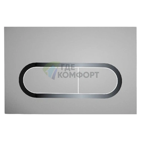 Кнопка смыва Ravak с отделкой хром сатин - фото 1