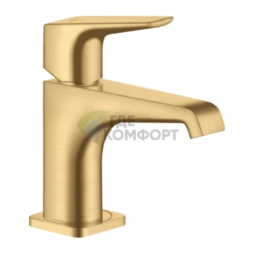 Смеситель для раковины AX Citterio E 90 в цвете матовое золото (36112250) - фото 1