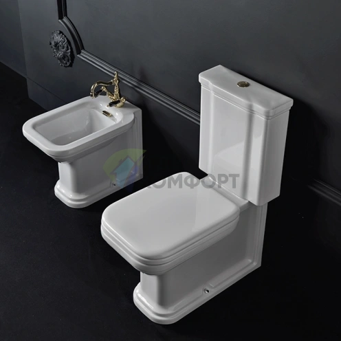 Унитаз-моноблок Kerasan Waldorf: компактный дизайн и универсальный слив (411701) - фото 1