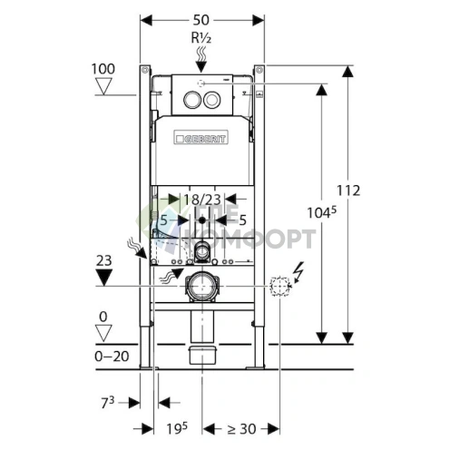 Комплект Roca Meridian с инсталляцией Geberit и шумоизоляцией — всё необходимое для установки - фото 7
