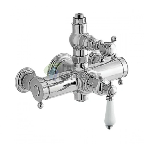 Термостатический смеситель Nicolazzi с верхним выводом 3/4 в хроме (4917CR78) фото 1