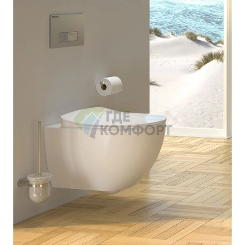 Подвесной унитаз Creavit Free FE322.00100 безободковый - фото 4
