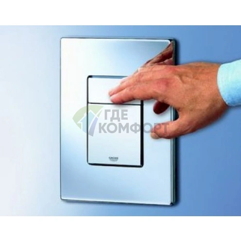 Кнопка смыва Grohe Skate Cosmopolitan 389160A0 с зеркальным покрытием - фото 5