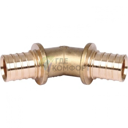 Угольник 45° 25 для труб из сшитого полиэтилена Stout - фото 1