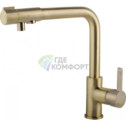 Смеситель для кухни Timo Hette 1026/02F: высокий излив из нержавеющей стали — идеальное решение для вашей мойки - фото 1