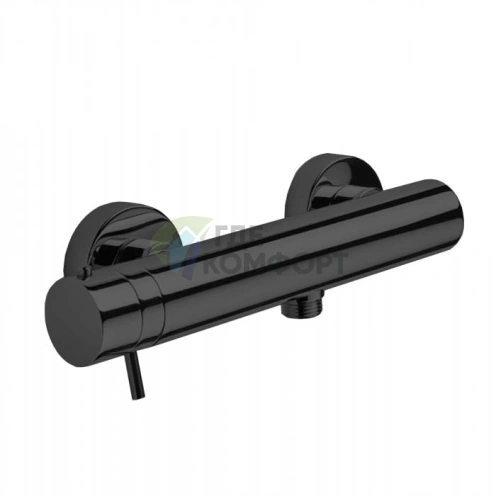 Смеситель для душа Bossini Oki наружный, 1/2, чёрный матовый (Z005131.073) - фото 1