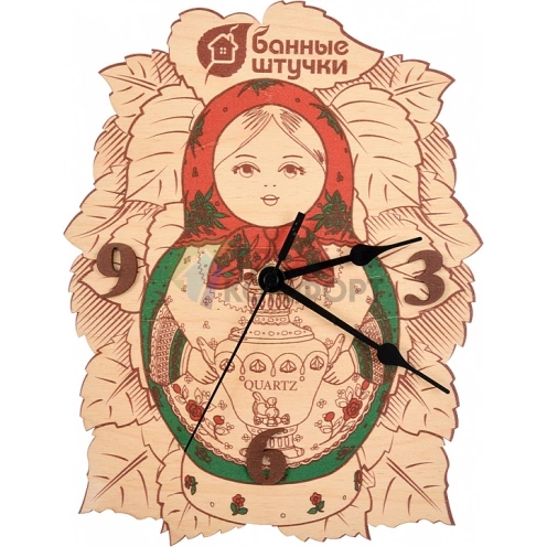 Часы для бани и сауны Банные штучки 32366 Матрешка фото 1