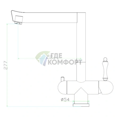 Смеситель Zorg Inox Lora для кухни: стиль и долговечность - фото 2