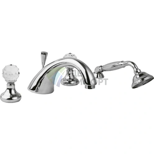 Смеситель Cezares Atlantis ATLANTIS-BVD-01-Sw для установки на борт ванны - фото 1