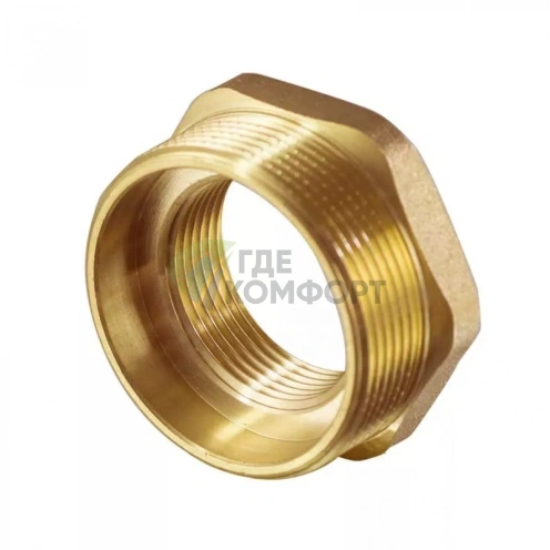 Футорка 1 1/2x3/4 ВН (Латунный) TIM (ТИМ) - фото 1