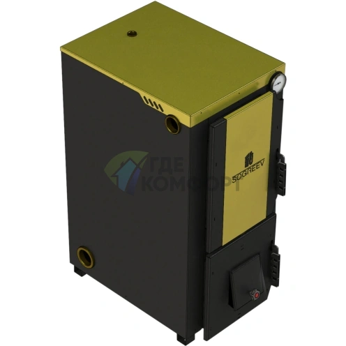 Твердотопливный напольный одноконтурный котел Sogreev ECO 25 d150 - фото 1