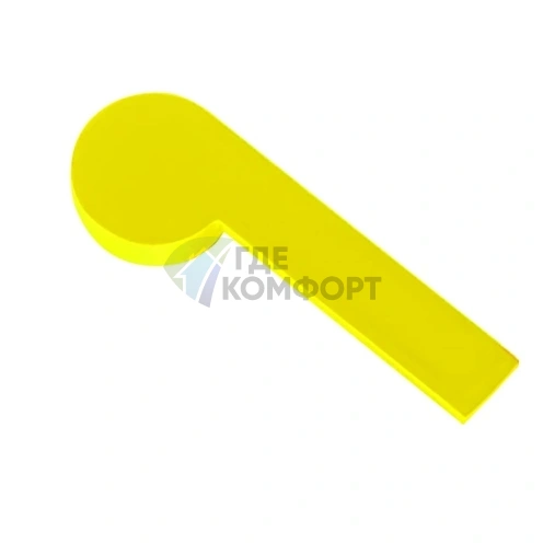 Накладка на ручку смесителя Gattoni Color для ванны и душа, цвет Giallo (8099/80GI) - фото 1