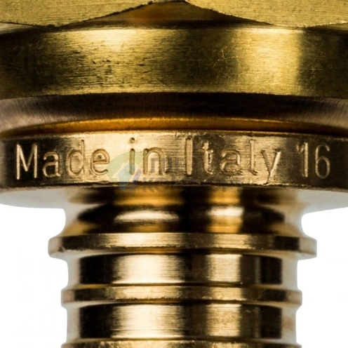 Переходник для труб из сшитого полиэтилена STOUT с накидной гайкой НГ 16 x G 1/2 аксиальный - фото 15