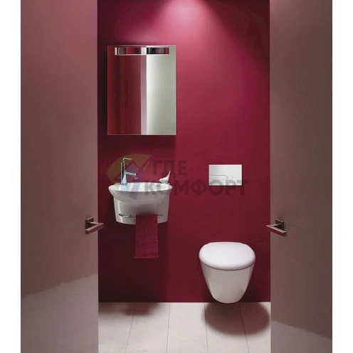 Кнопка смыва унитаза Jacob Delafon E4326-00 белая - фото 3