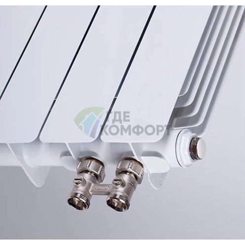 Биметаллический радиатор RIFAR Base Ventil 500 9 секций НП правое - фото 4