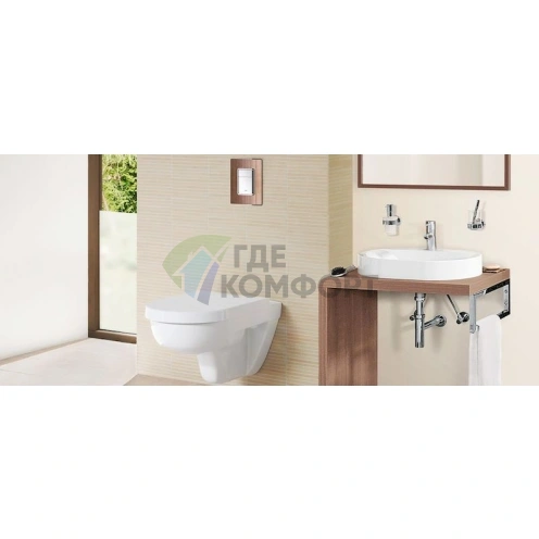 Кнопка смыва для унитаза Grohe Skate Cosmopolitan 38849HP0, цвет орех - фото 2