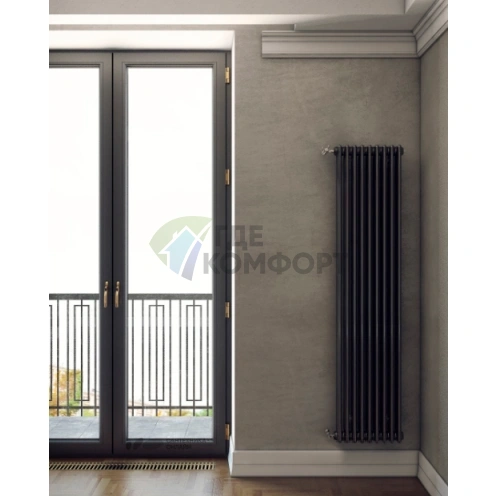 Радиатор стальной трубчатый Arbonia 2180/06 N12 3/4 SF-3 Anthrazit metallic с боковым подключением - фото 2