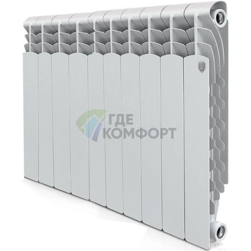 Радиатор биметаллический Royal Thermo Revolution Bimetall 500 10 секций - фото 1