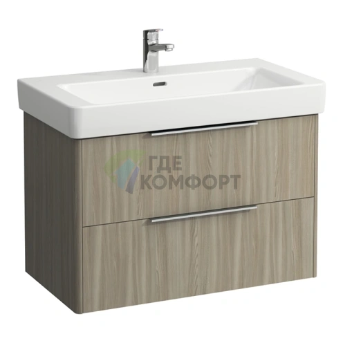 База под раковину Laufen Base 8.1396.5 подвесная с двумя ящиками, цвет светлый вяз (4.0239.2.110.262.1) - фото 1