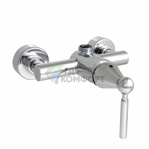 Смеситель для душа Nicolazz Torre на 2 отверстия с верхним выводом 3/4 в хроме (3925CR) - фото 1