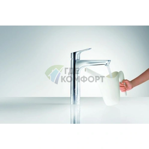Смеситель для раковины Hansgrohe Focus 31608000 с поворотным изливом - фото 3