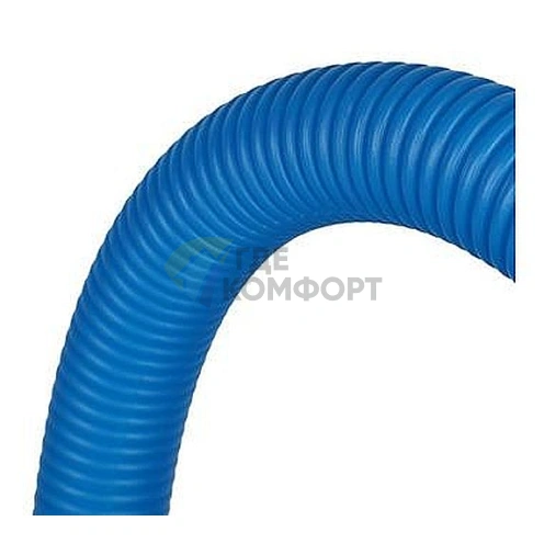 Труба Stout гофрированная ПНД-цвет синий-наружным диаметром 20 мм для труб диаметром до 18 мм - фото 2