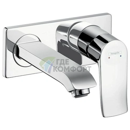 Смеситель для раковины Hansgrohe Metris 31085000 - фото 1