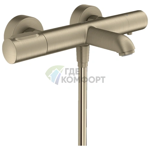 Термостат для ванны AX Citterio M: однорычажный, шлифованный никель (34435820) - фото 1