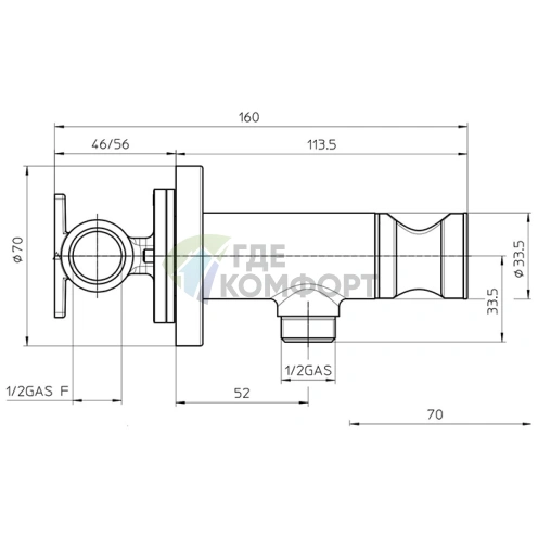 Гигиенический душ BOSSINI PALOMA с прогрессивным смесителем и металлической лейкой (E37007B.073) - фото 2