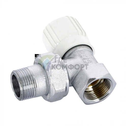 Вентиль регулирующий угловой 3/4, хромированный FAR - фото 3