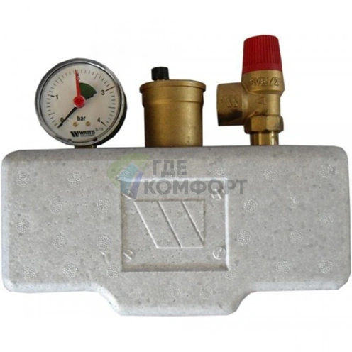 Группа безопасности котла KSG/PF 30 (1, 3 бар, 50 кВт) Watts - фото 1