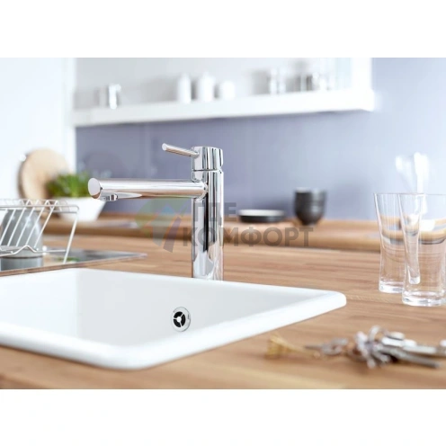 Смеситель Grohe Concetto 31128000 для кухни: эргономичный однорычажный смеситель - фото 2