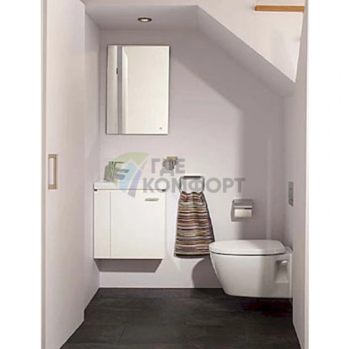 Подвесной унитаз Ideal Standard Connect E804601 укороченный - фото 4