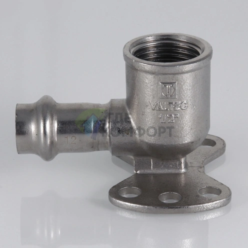 Пресс-водорозетка 18 мм х 02 из нержавеющей стали VTi.954.I.001802 VALTEC (ВАЛТЕК) - фото 5